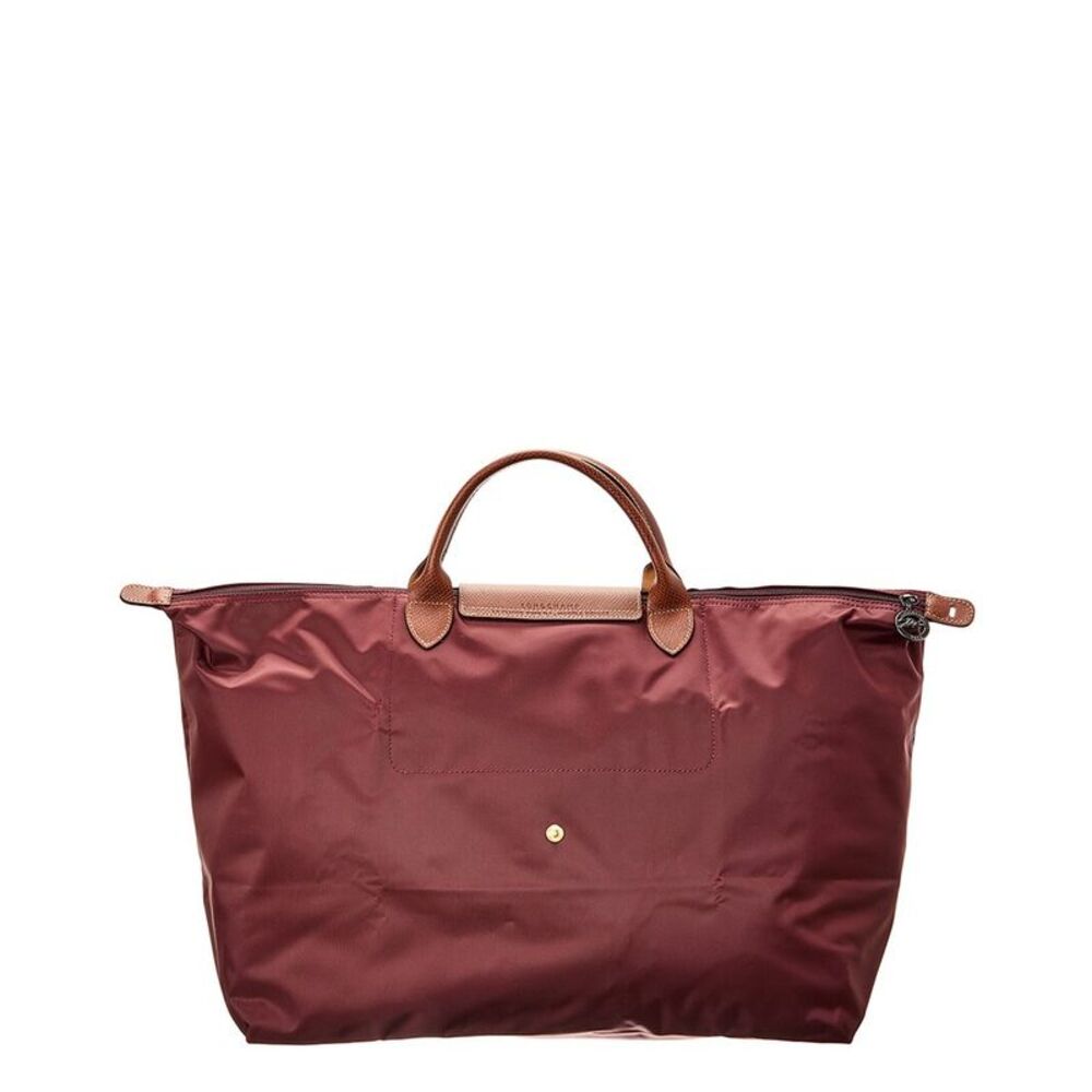Longchamp Le Pliage Original Large Canvas Short Handle Travel Bag, Red - Picture 2 of 4